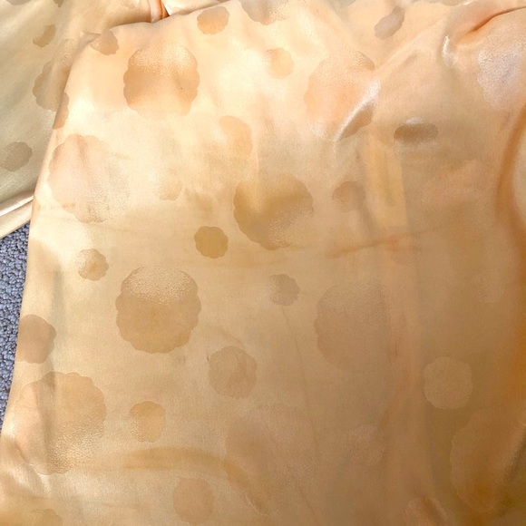 Vintage By Night 1980’s/90’s Bright Yellow Evening Gown w/ Shoulder Pads - Picture 10 of 15